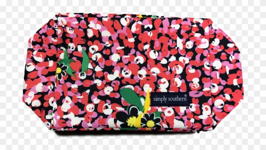 Simply Southern Pink Daisy Cosmo Bag Clipart