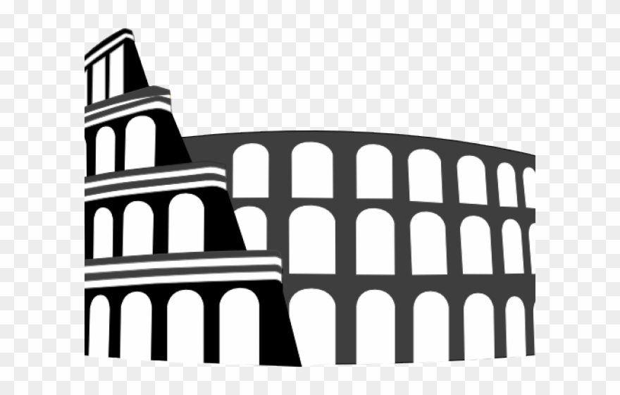 Rome Clipart Roman Building - Png Download