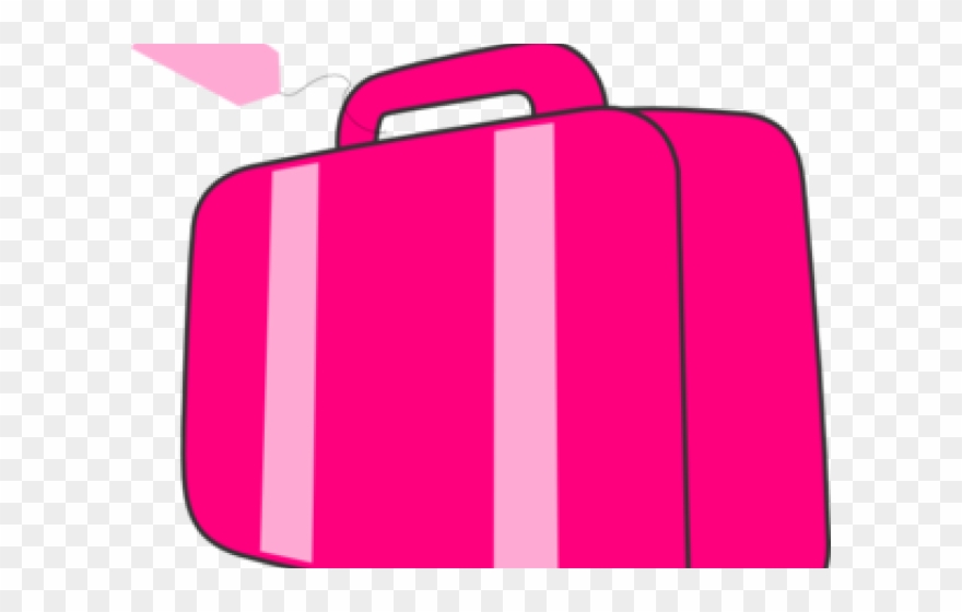 Luggage Clipart Purple - Png Download