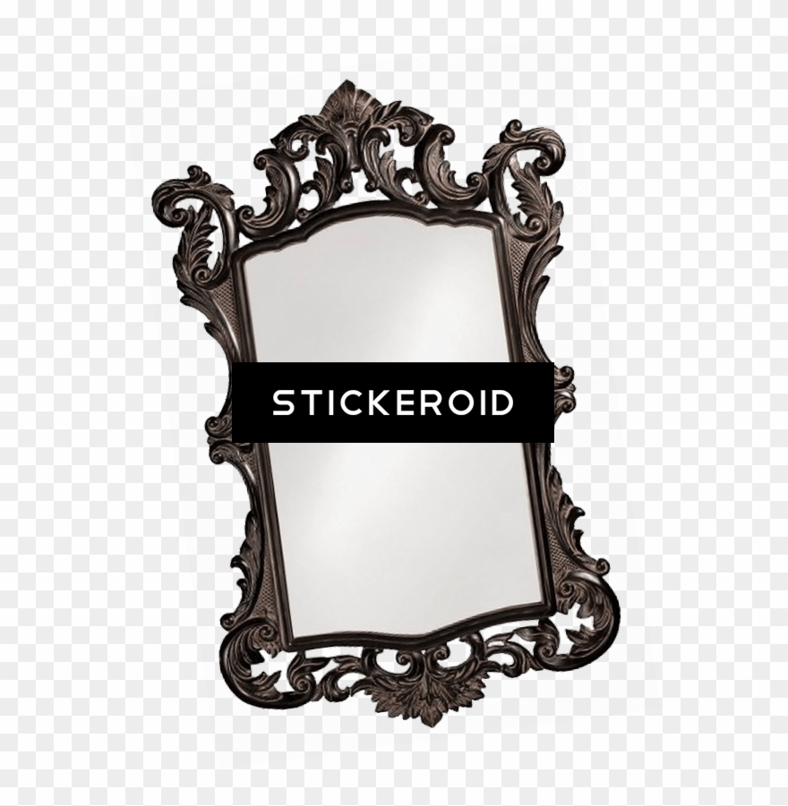 Vintage Bronze Mirror Clipart