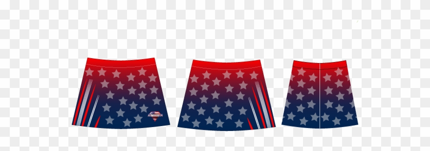 Aerial Performance Cheer Skirt Clipart