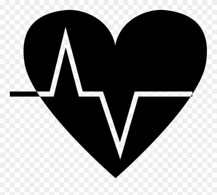 Heartbeat Clipart Football - Png Download