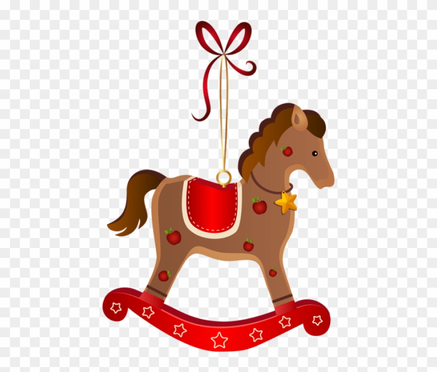 Free Png Rocking Horse Christmas Ornament Transparent Clipart
