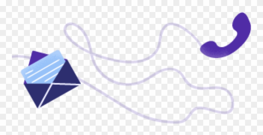 A Phone And A Latter Clipart
