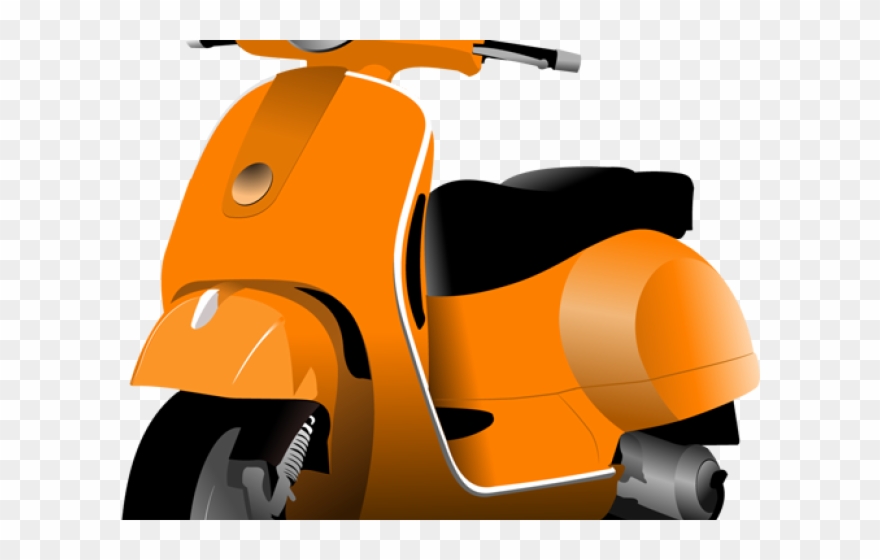 Scooter Clipart Motor Scooter - Png Download