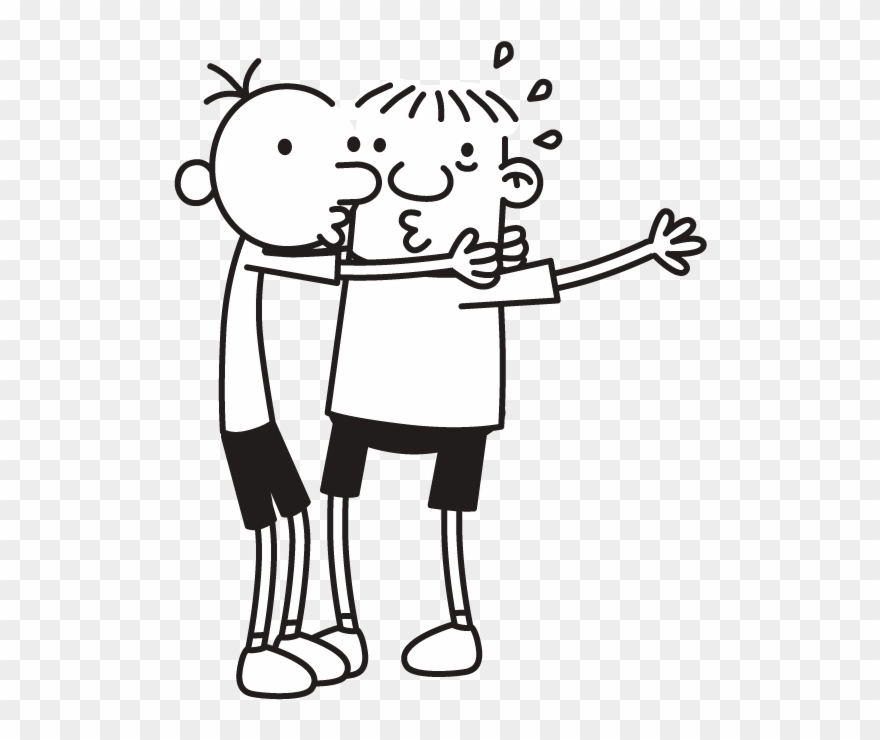 Better Greg And Rowley Kiszing Clipart - Png Download