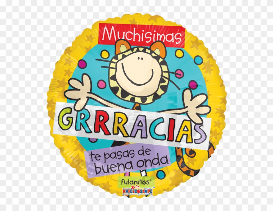 Globo Fulanitos Gracias Clipart