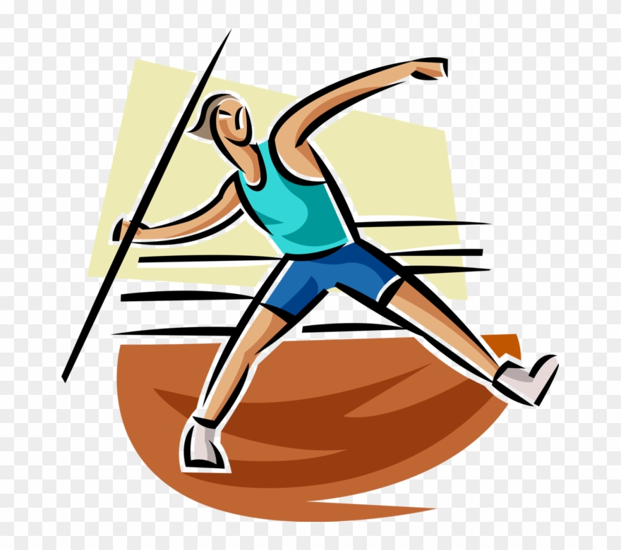 Meet Javelin Throws Vector Image Illustration Of Clipart