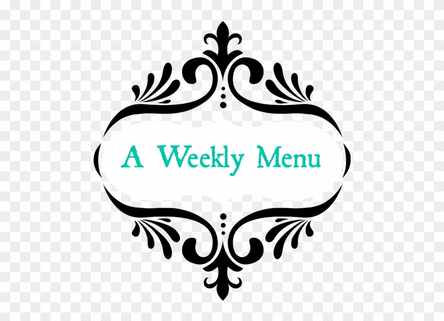 Week's Menu Clipart