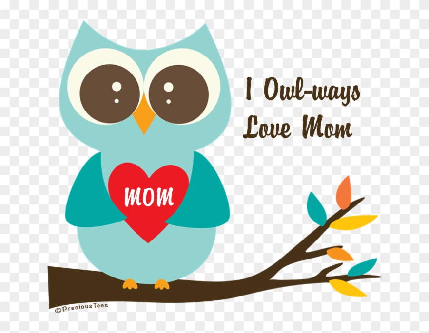 Cute Owl Love Banner Clipart