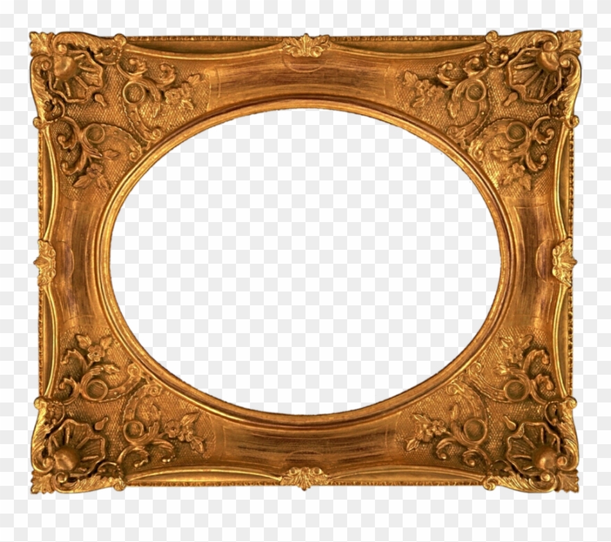 Fancy Old Picture Frame Clipart Picture Frames Antique - Png Download