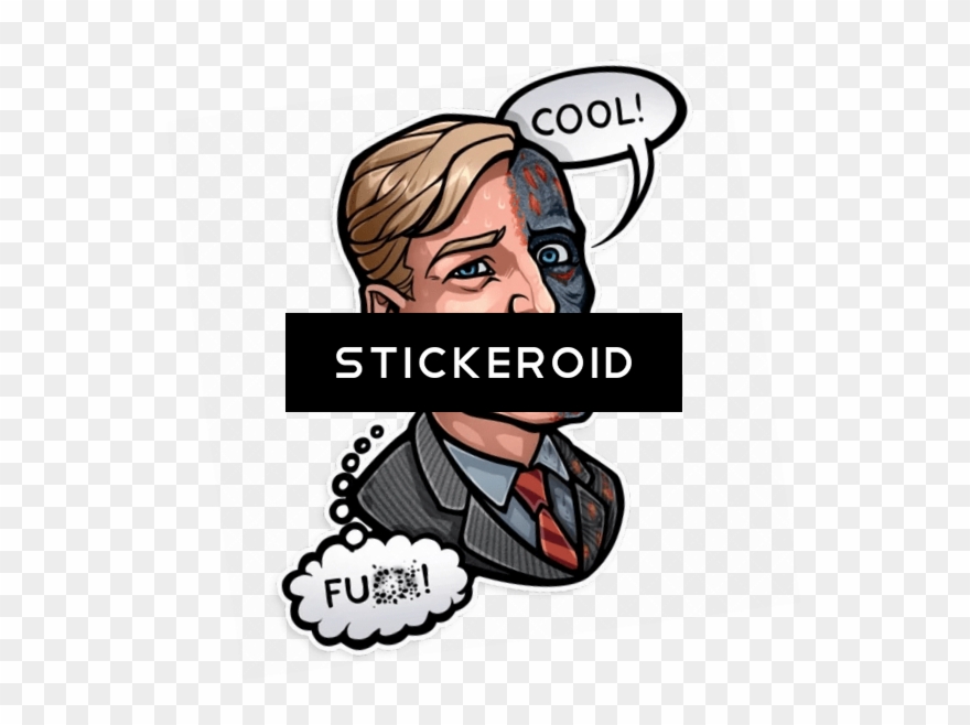 Fuck Cool Двуликий Clipart