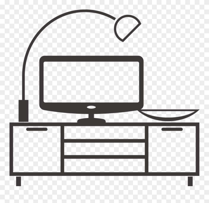 Free Online Tv Desk Lamp Home Vector For Design Sticker Clipart