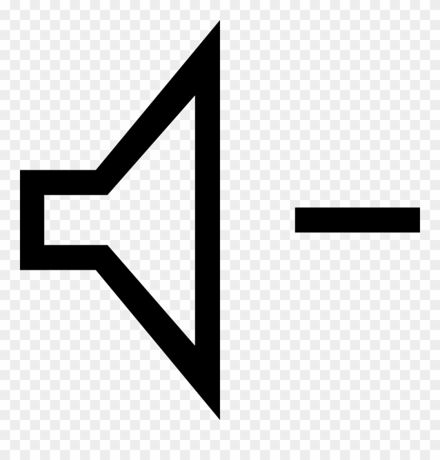 Graphic Black And White Download Speaker Less Volume Clipart