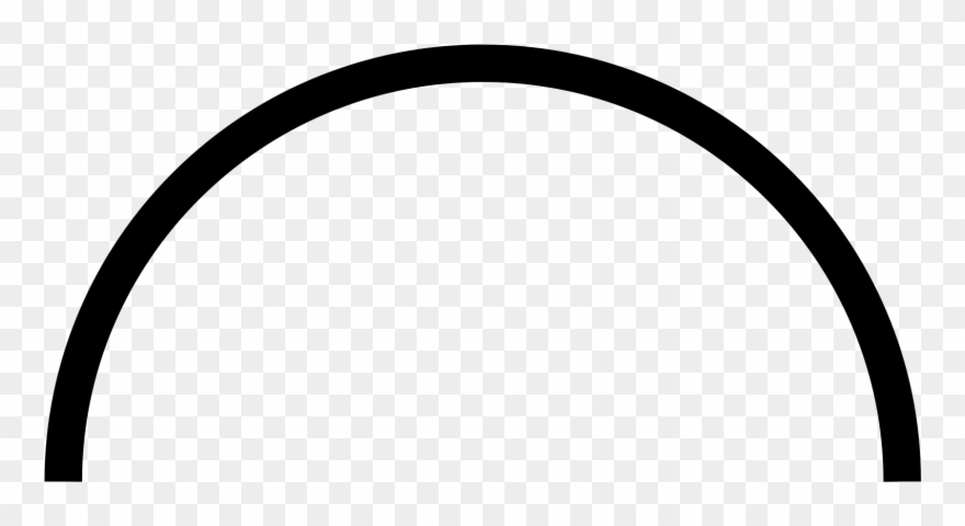 Clip Art Half Circle - Png Download