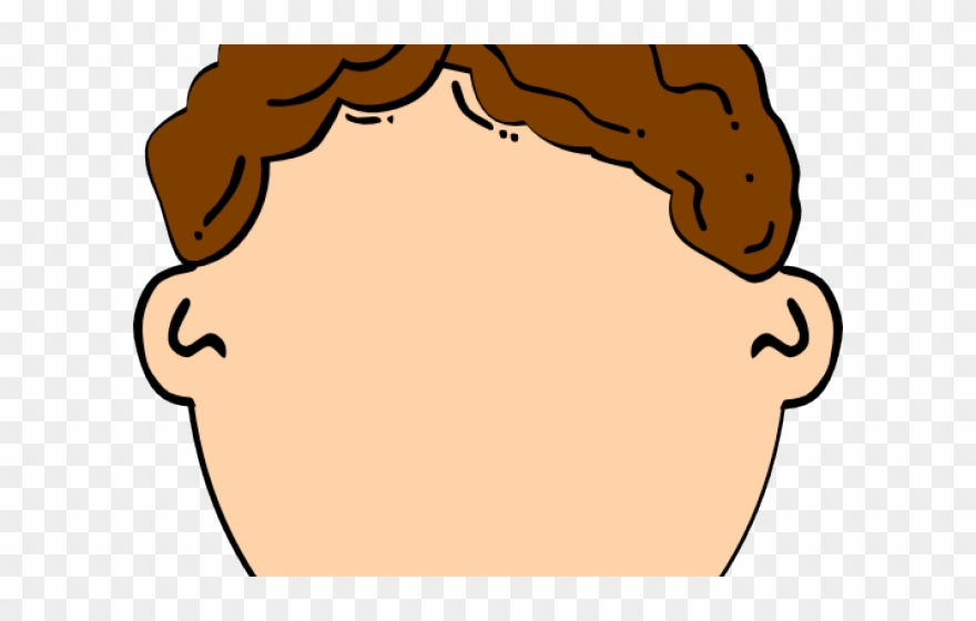 Dark Hair Clipart Transparent - Png Download