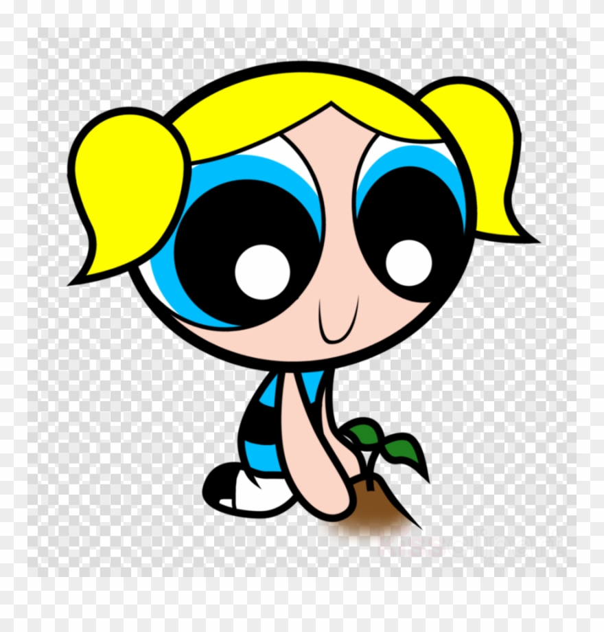 Bubbles Powerpuff Girl Transparents Clipart Blossom, - Png Download