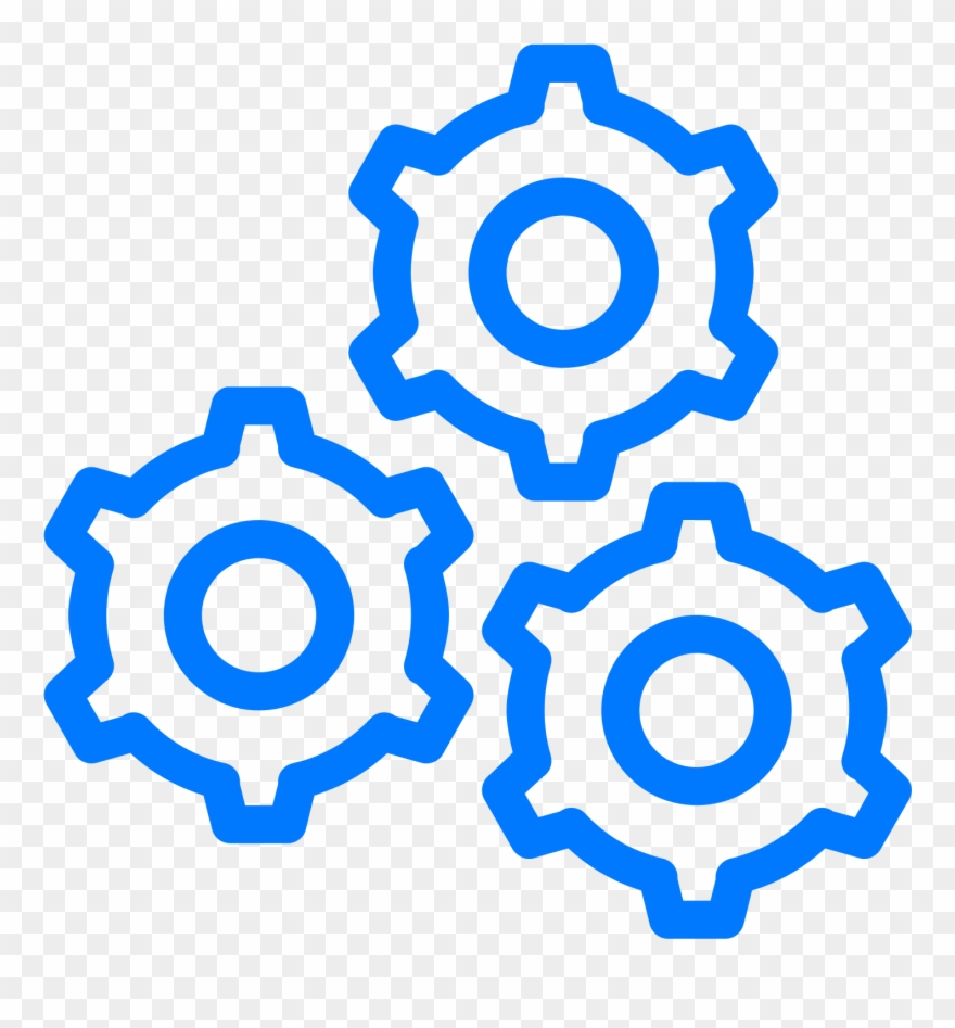 White Gears Png Download Clipart