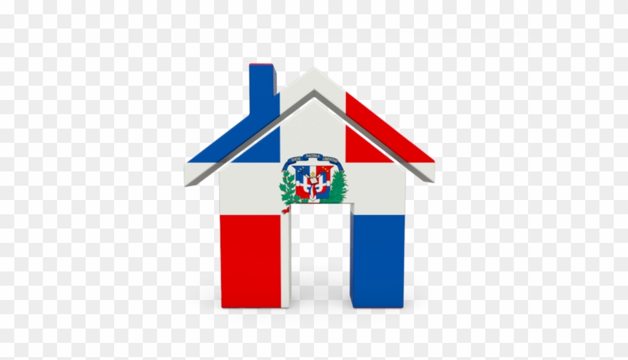 Illustration Of Flag Of Dominican Republic Clipart