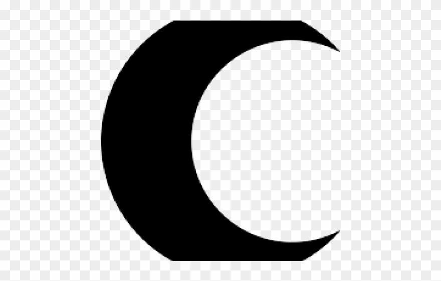 Moon Clipart Silhouette - Png Download