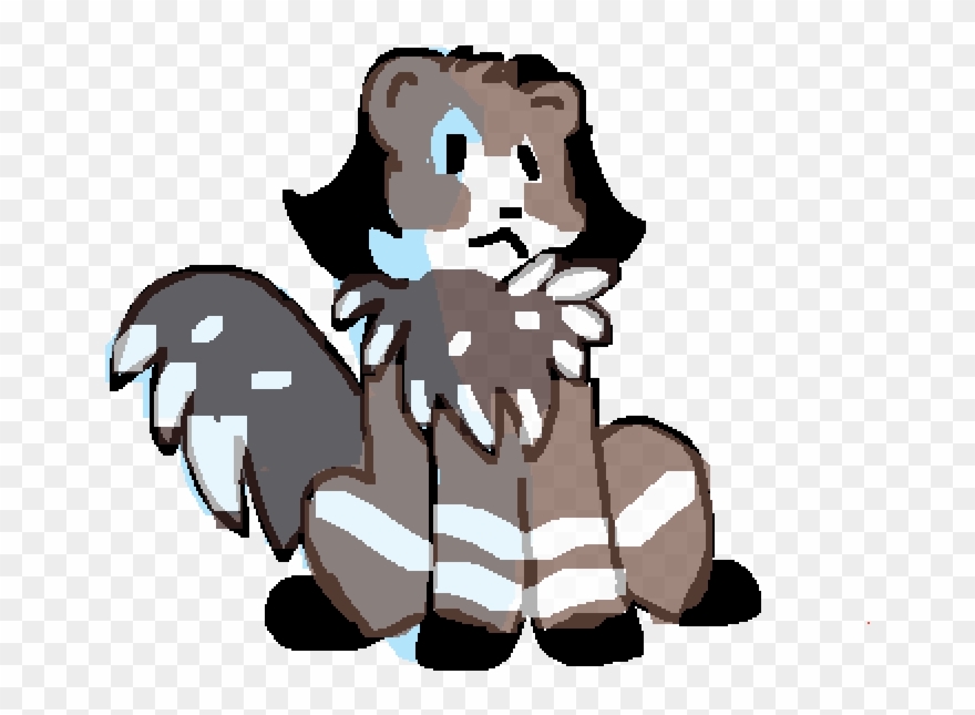 Coati And A Muskox Clipart