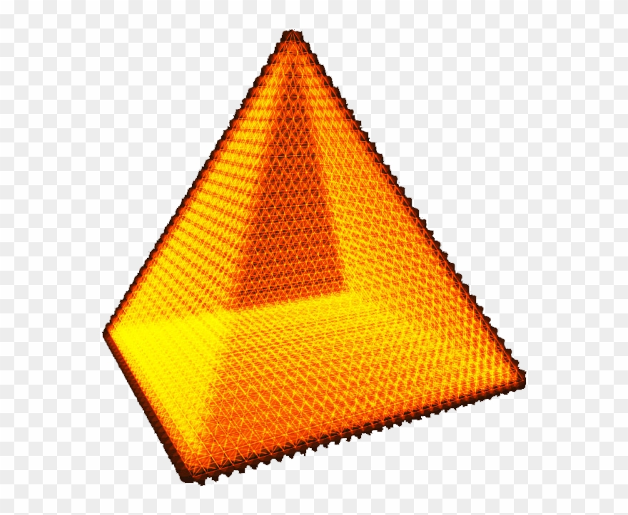 Clip Art Royalty Free Stock Orange Pyramid Clip Art - Png Download