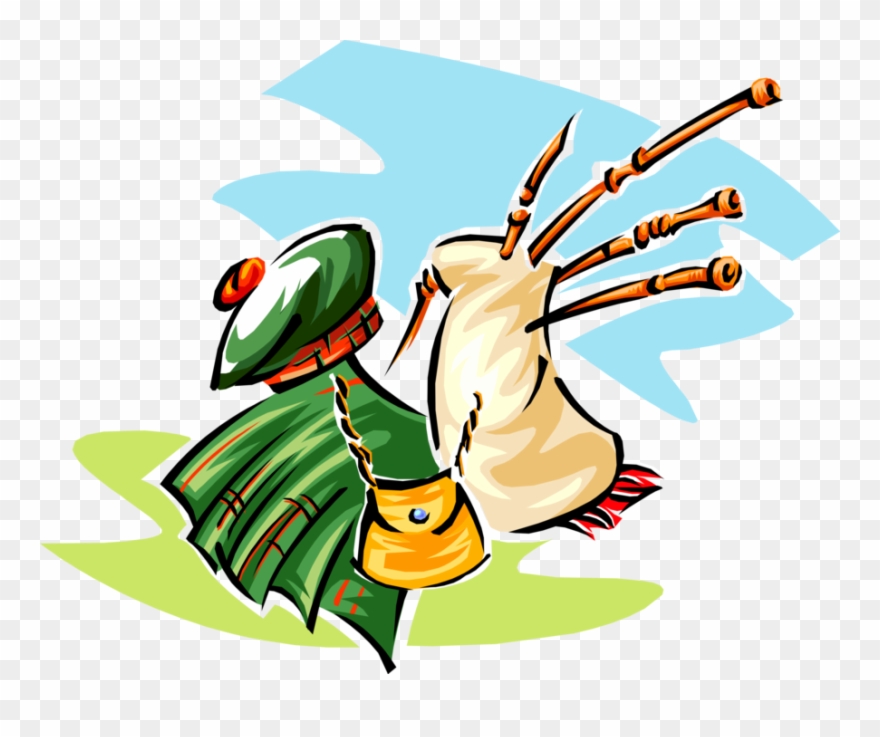 Vector Illustration Of Scottish Tam O'shanter Hat And Clipart