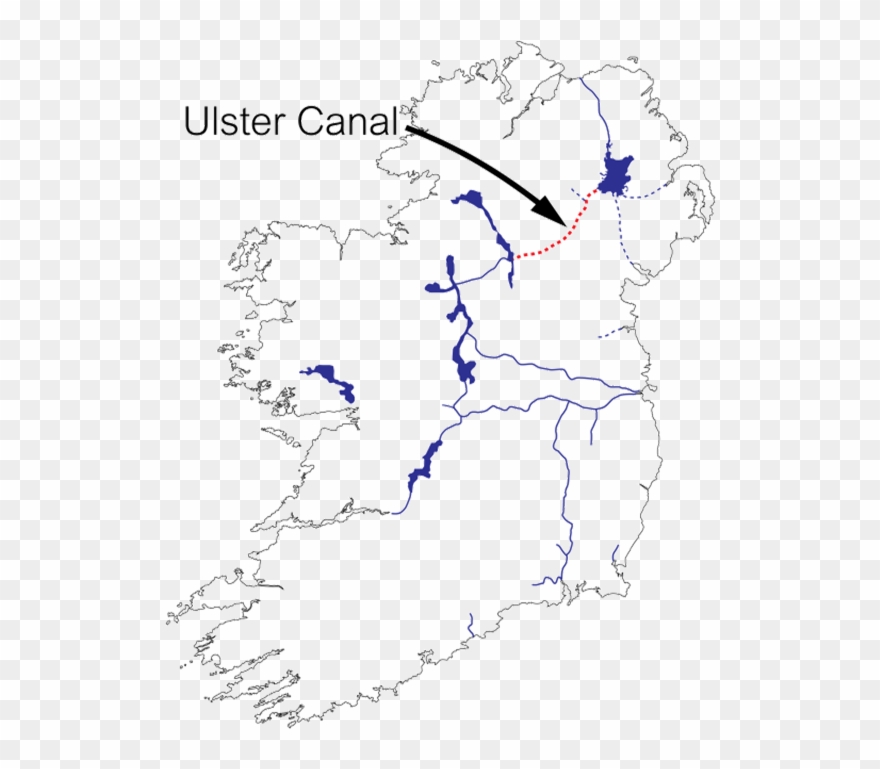 Ulster Canal Iwai Mapulstercanal Clipart