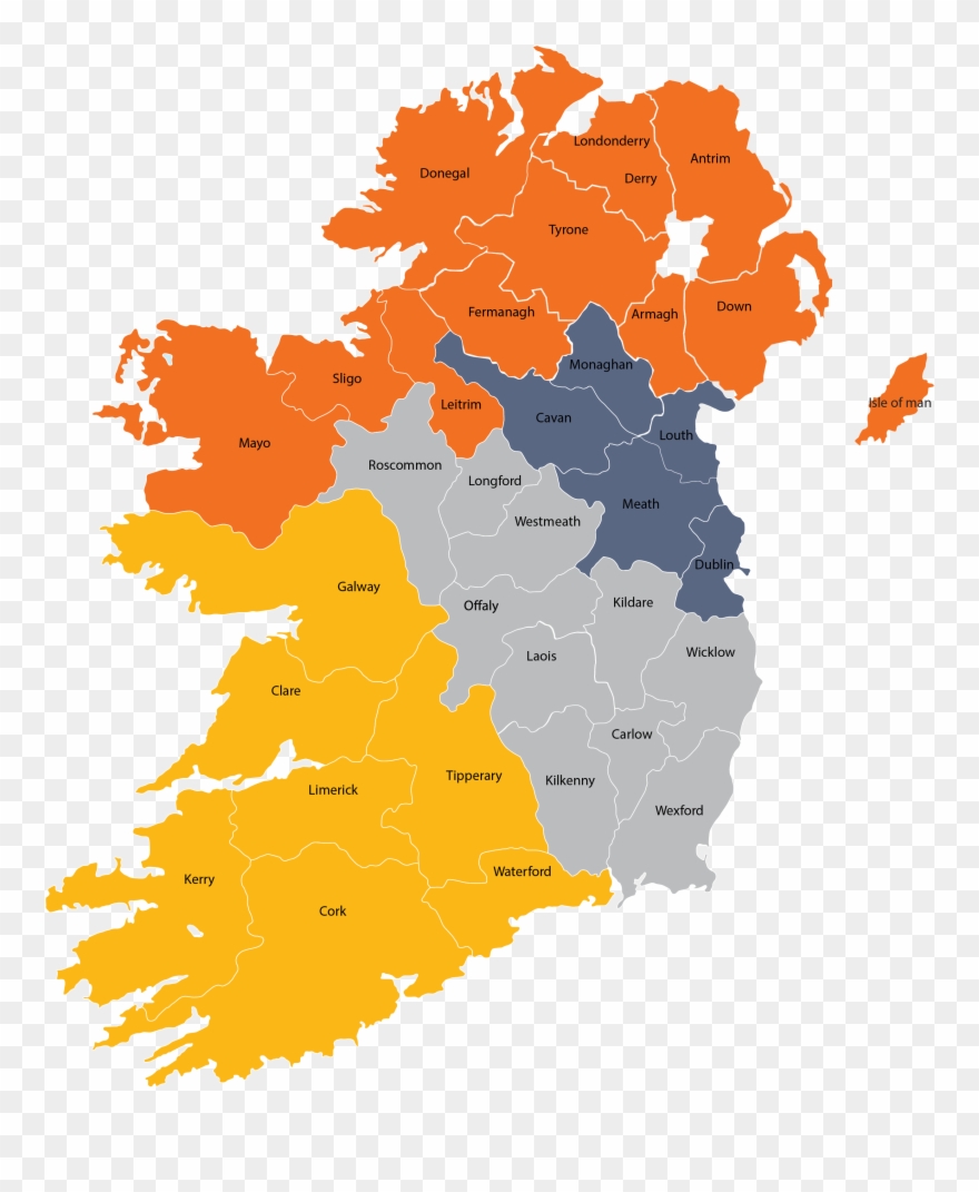 Map - Ireland Clipart
