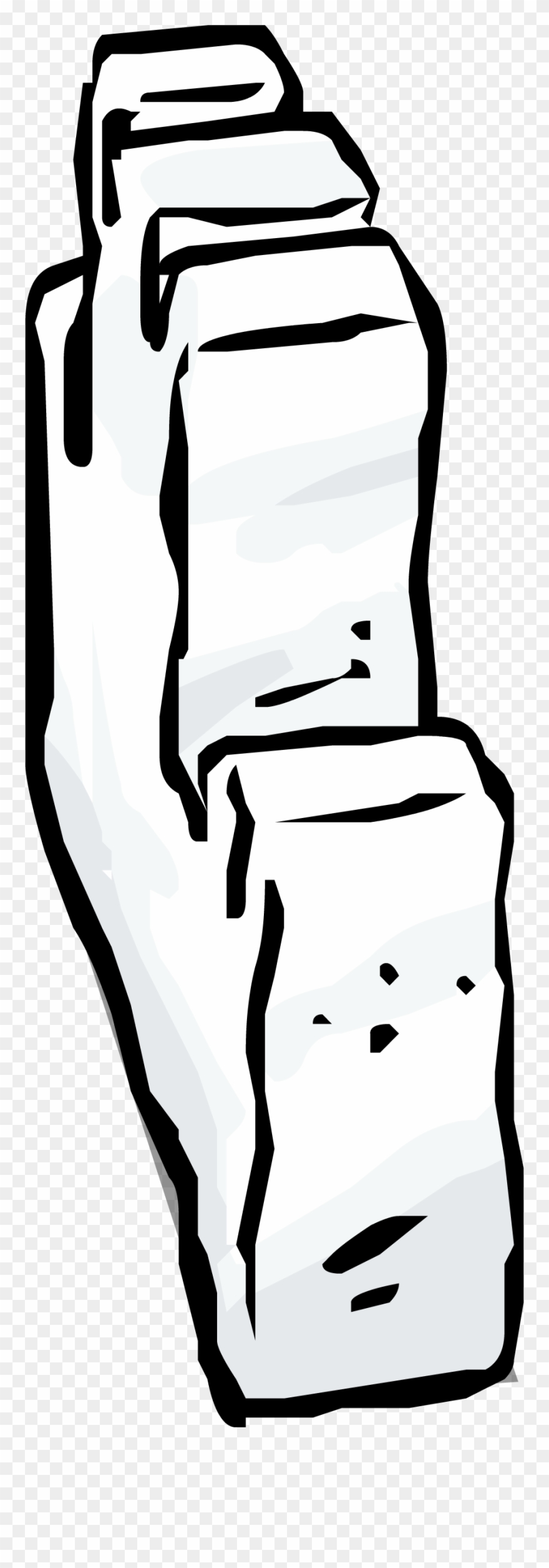 Snow Fortress Wall Sprite 003 Clipart