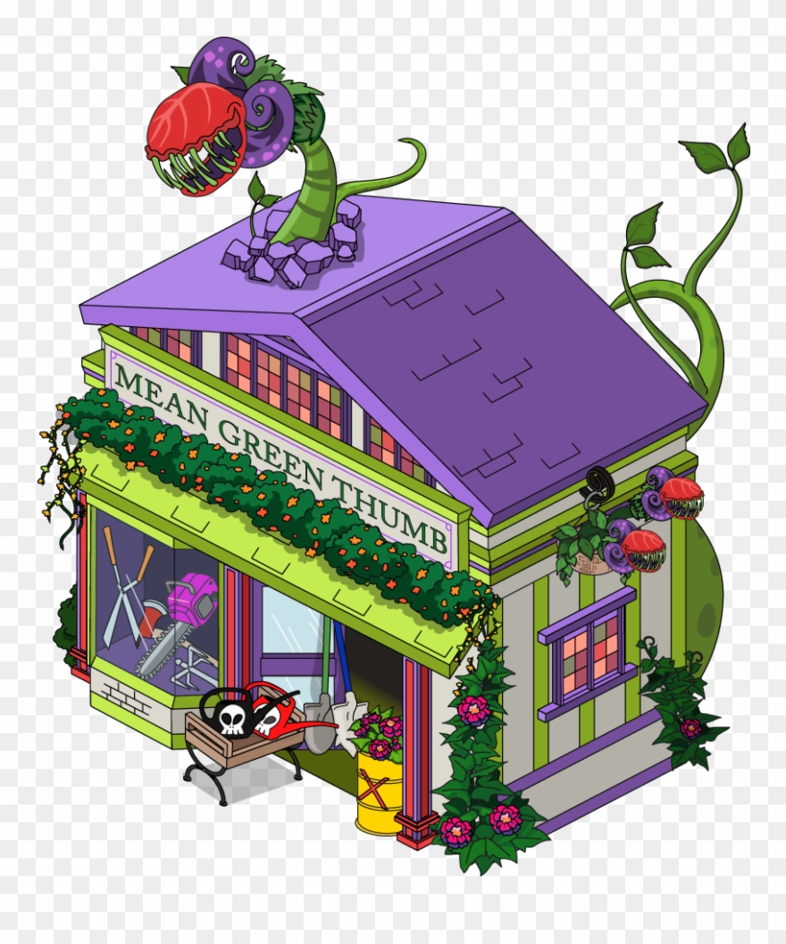The Mean Green Thumb Clipart