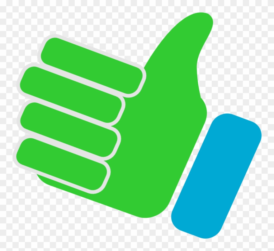 Thumbs Clipart Green - Png Download