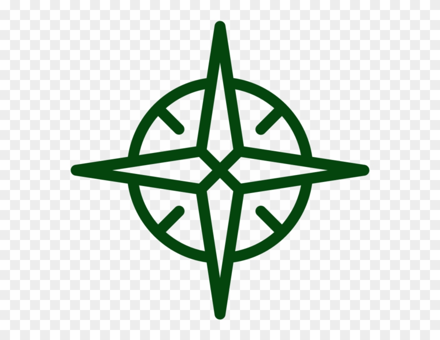 Hill Land Surveying Compass Clipart