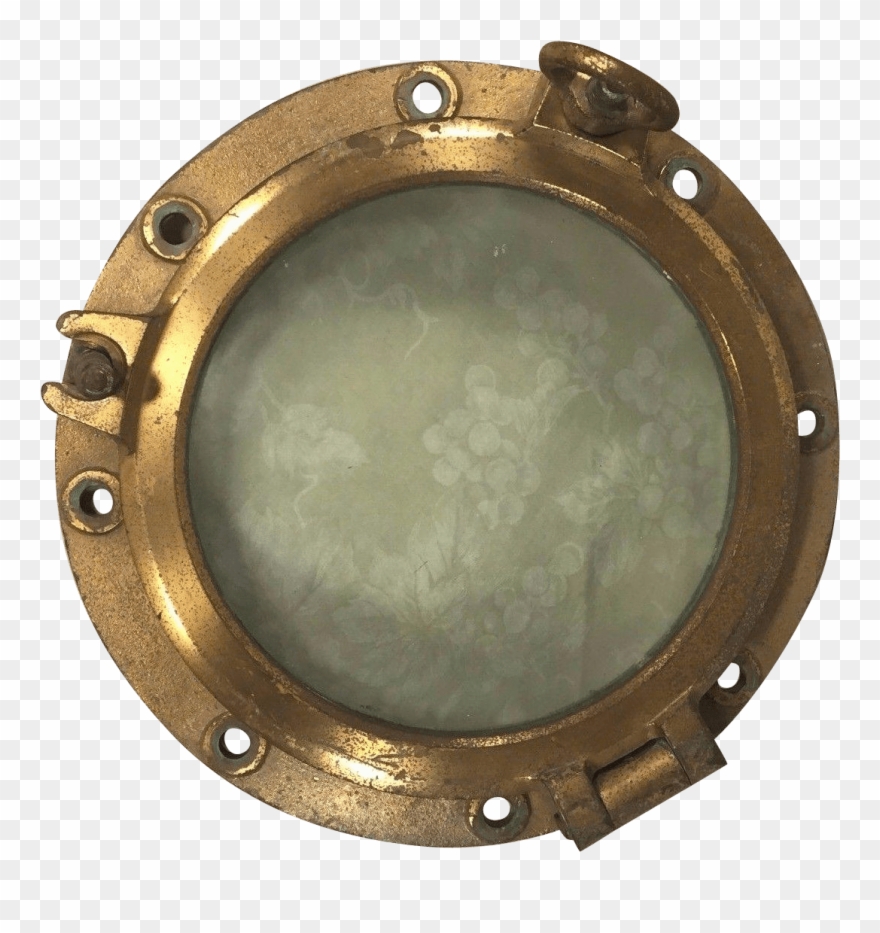 Vintage Brass Porthole Ships Clipart
