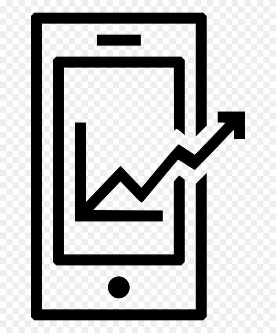 Mobile Marketing Growth Chart Management Comments Clipart