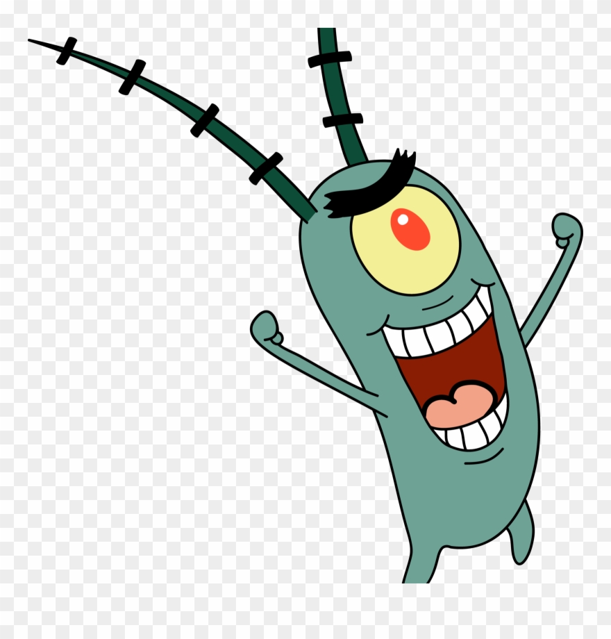 Characters Brackify Sheldon J Plankton Clipart