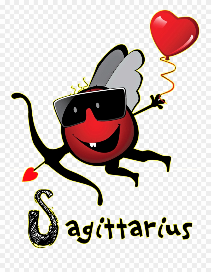 Sagittarius Zodiac Sign, Astrology And Horoscope Star Clipart
