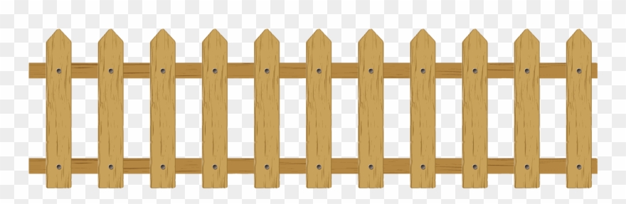 Picket Fence Cartoon Clip Art - Png Download