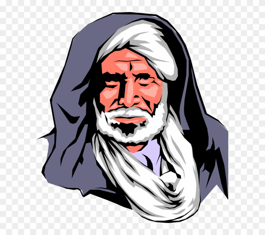 Vector Illustration Of North Africa Moroccan Man In Clipart
