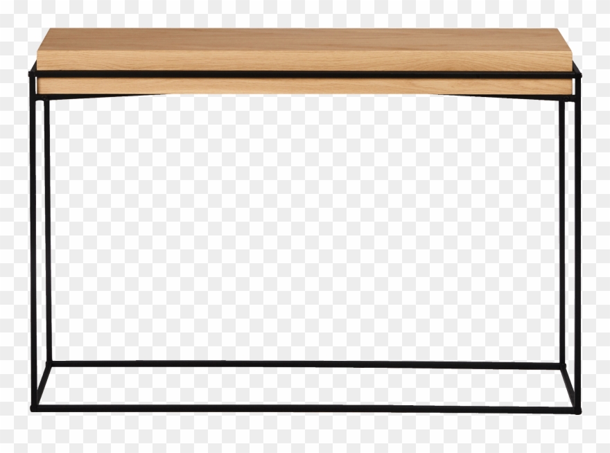 Console En Acier Et Placage Chêne-cesarine Clipart