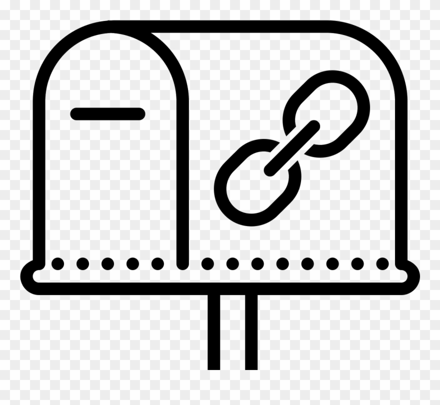 Linked Mailbox Icon Clipart