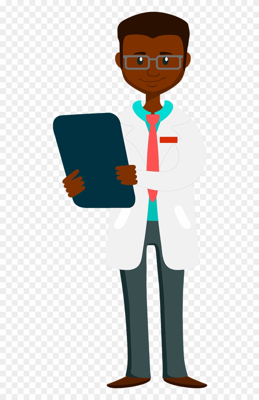 Doctor, Tablet, Connected Clipart
