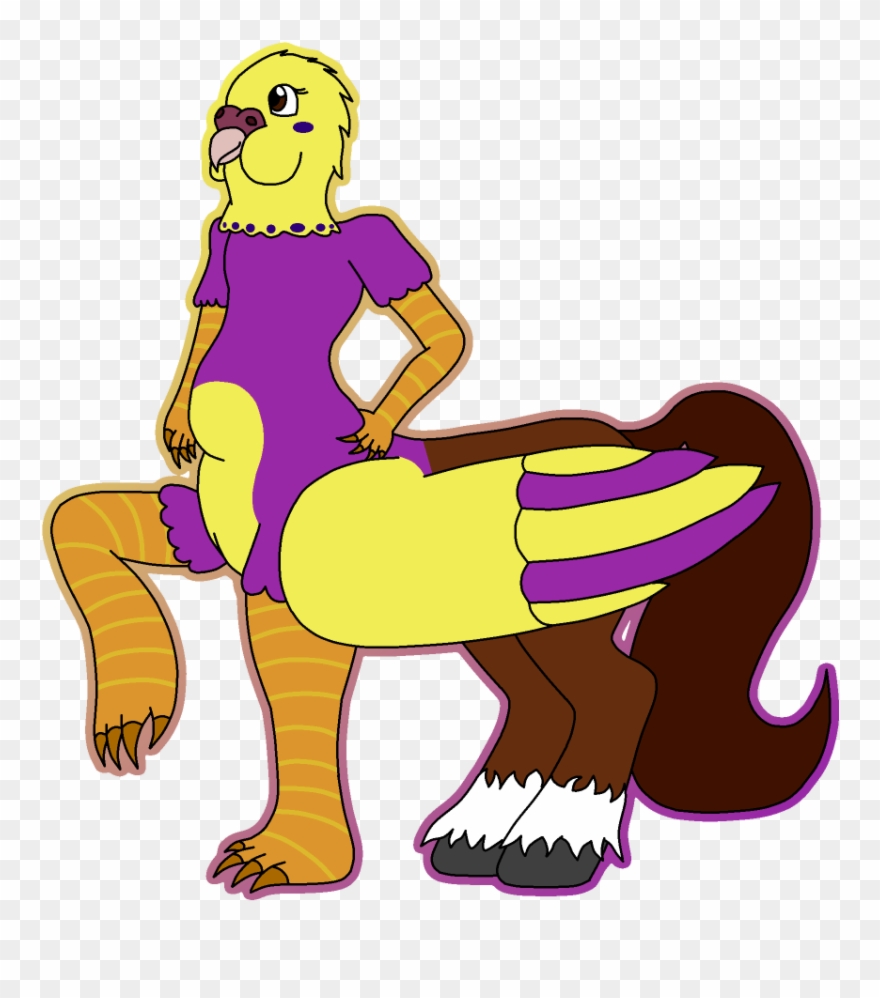 Bubbles The Budgie Centaur Griffon Clipart