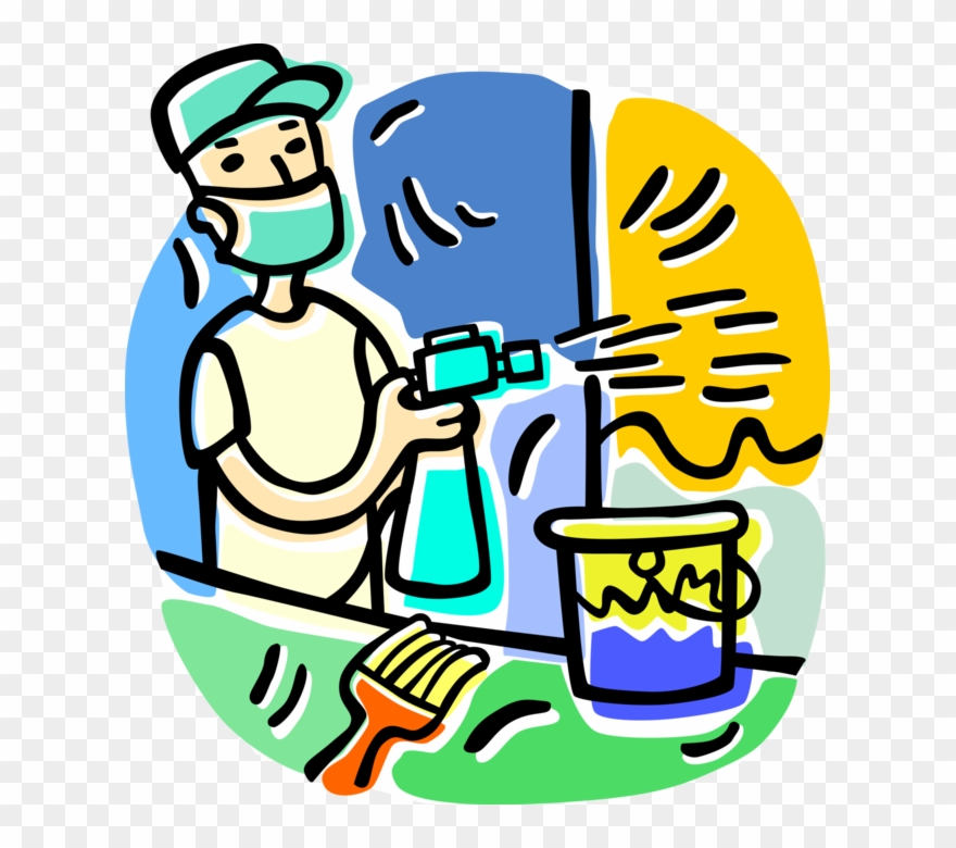 Vector Illustration Of Home Renovation And Decoration Clipart