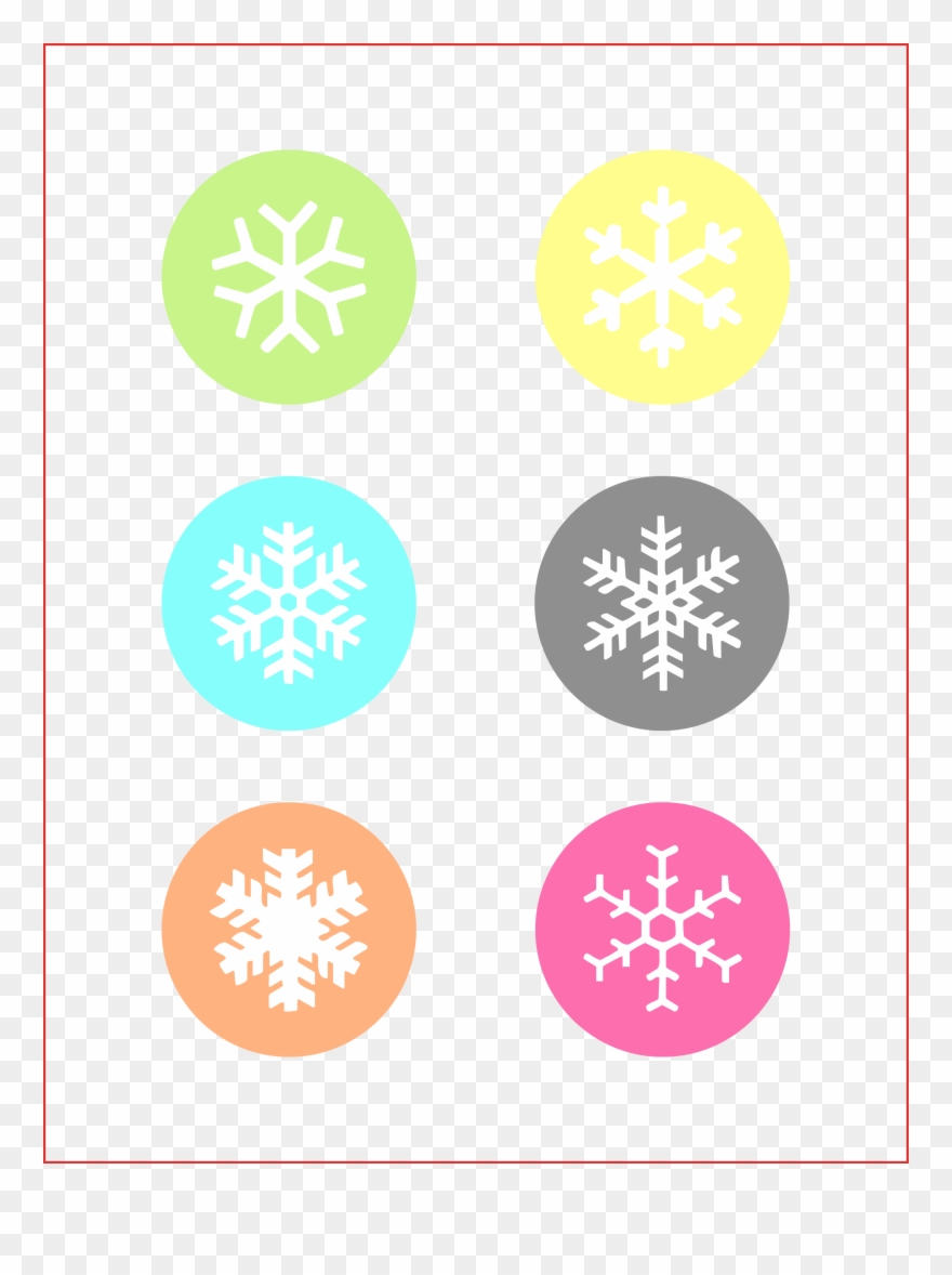 Free Printable Snowflake T Tags Clipart