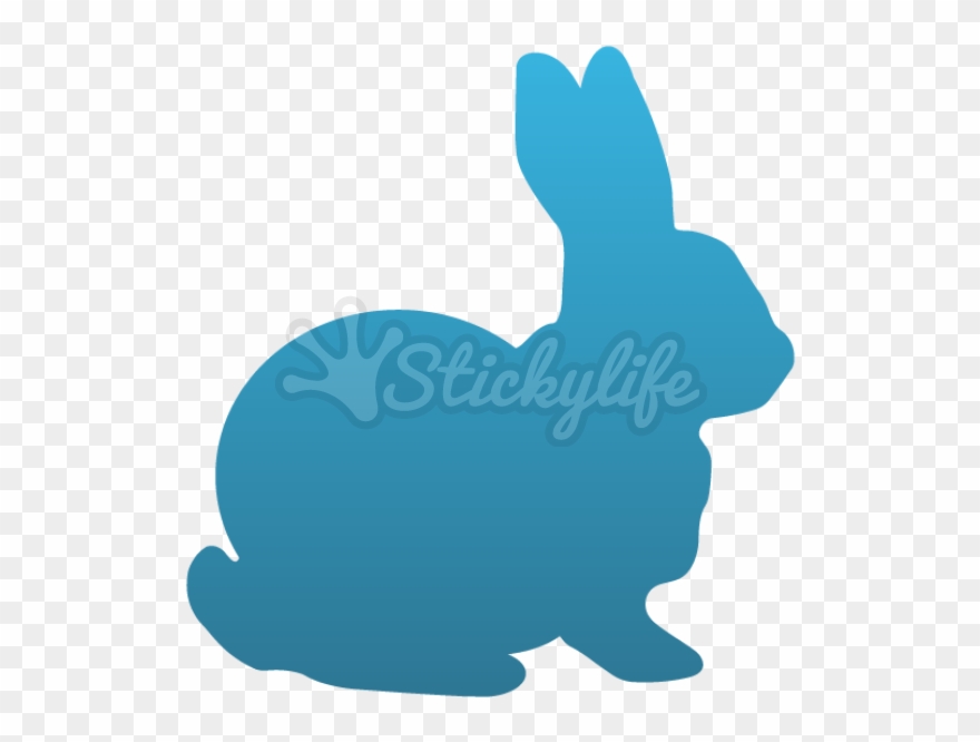 Paisley Rabbit Vinyl Decal Clipart