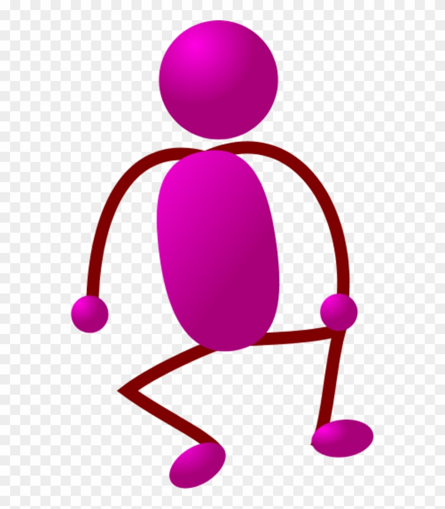 Stick Figure Sitting Clipart