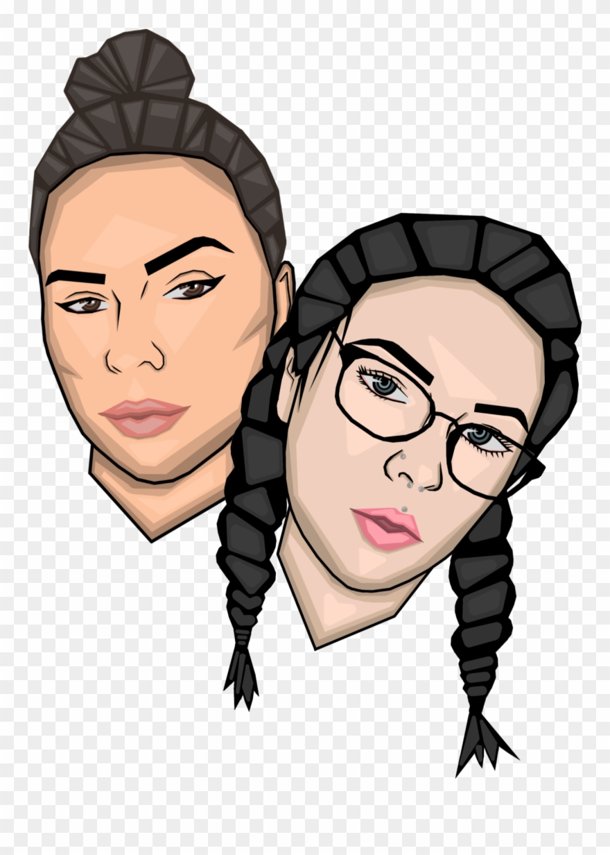 Messy Friends Coming Together Clipart