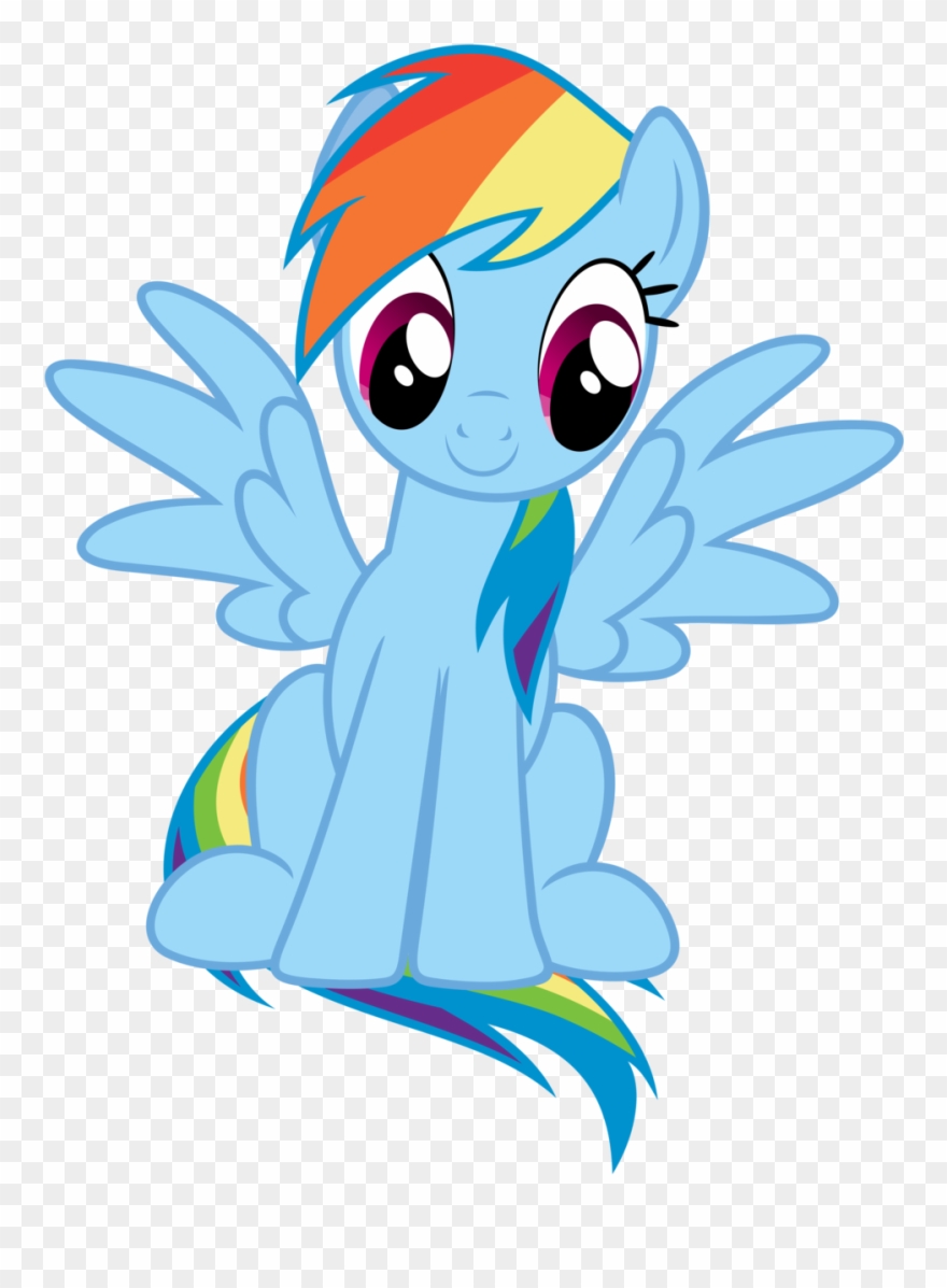 Clipart Of Rainbow Dash - Png Download