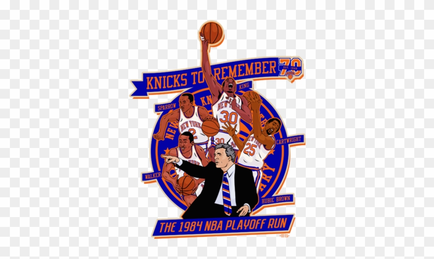 Knicks To Celebrate The 1984 Nba Playoff Run Clipart